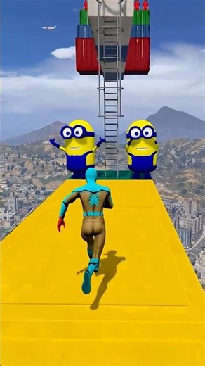 GTA 5 Epic Water Ragdolls Spiderman Jump/Fails Ep 978 #shorts