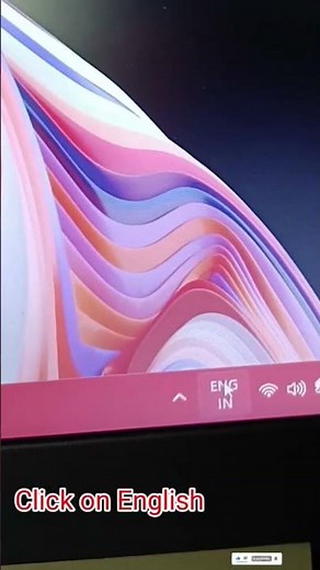 How to change your keyboard language Arabic to english | #short #tutorial