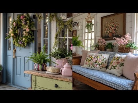 Nostalgia Grandma's House Blue Vintage Romantic | Small House Full of Sweet Memories