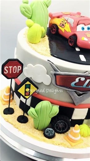 Disney/Pixar Cars Cake design and decoration by Designed Delights