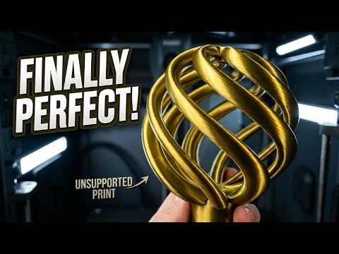 Impossible UNSUPPORTED print! Elegoo Centauri Carbon - FLAMWILD - Under Cabinet Lighting, 4200mAh