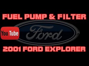 ⭐ 2001 Ford Explorer - 4.0 - Fuel Pump And Fuel Filter Replacement