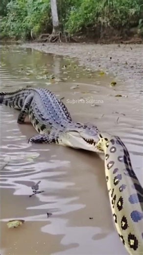 “Epic Showdown: Two Snakes’ Fierce Battle in the Wild 🐍⚡” #wildlifevideo #snakelovers