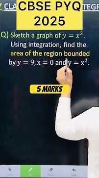 Q) Sketch a graph of 𝑦=𝑥^2. Using integration, find thearea of the region bounded by y= 9,x=0