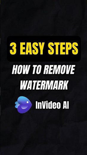 How To Remove Watermark From InVideo AI [2024] #shorts