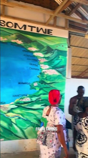 Map of All Towns Around Lake Bosomtwe – Ghana 🌍 | Ashanti Region