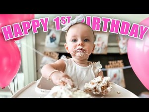 HAPPY 1ST BIRTHDAY JENNIFER JUNE! Baby Girl's First Birthday