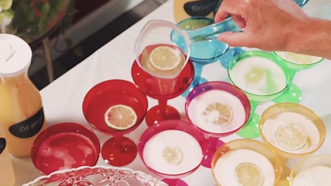 Stock Your Home Premium Plastic Punch Bowl with Ladle, Fancy Disposable Punch Bowls for Parties, Holidays, Schools, Halloween, and More, Quality Glass Like Appearance, Large Punch Bowl with Ladle Set