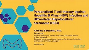 Webinar: Personalized T Cell Therapy Against Hepatitis B Virus (HBV) Infection and HBV-related Hepatocellular Carcinoma (HCC)