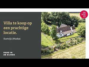 Villa te koop op een prachtige locatie in Marke.