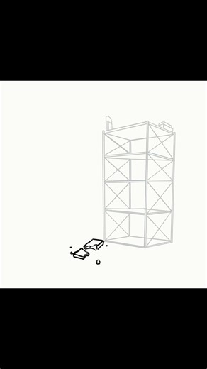 Learning Animation 5: Falling Brick #animation #beginnerartist #learningart #smallyoutuber #animator