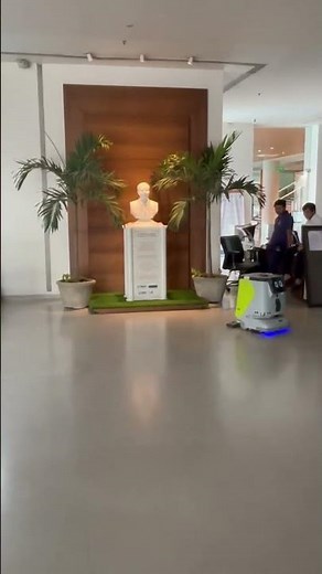 Watch This AI Floor Cleaning Robot Work Autonomously at YMCA | Allbotix Robotics