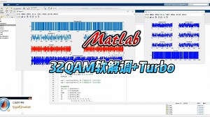 基于32QAM调制软解调 Turbo编译码通信链路matlab误码率仿真