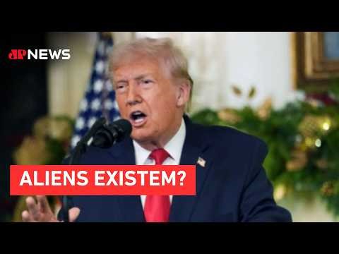 Trump ordena divulgação de arquivos sobre vida alienígena