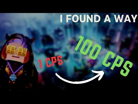 How To Get 100 CPS Instantly (CPS Booster)