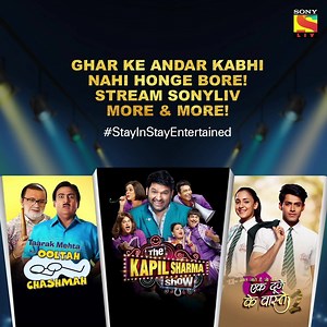 The best shows from Hindi entertainment now available with a click. Watch your favourite shows, whenever you want with video on demand. Download the #SonyLIV app now! #StayInStayEntertained bit.ly/2U6SKWm | Sony LIV