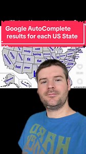 Google autocomplete is absolutely FOUL 😭 Some of these states catching strays for no reason 💀 Also… whoever searched “Why is Texas so BIG” deserves an award. Which one is the most accurate? 👀 #usa #maps #google #funny #fyp