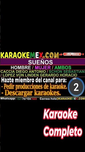 Karaoke Diego Torres Y Julieta Venegas - Sueños #karaokemex