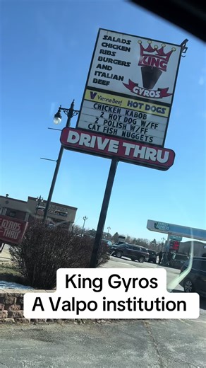 Delicious Chicken Gyro at Valpo's King Gyros