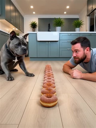 A Dog Eating Donut 🍩 in Crazy Style 🤣😂🤣😂