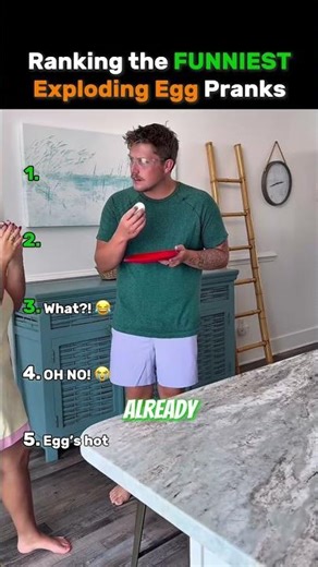 Ranking the FUNNIEST Exploding Egg Pranks!