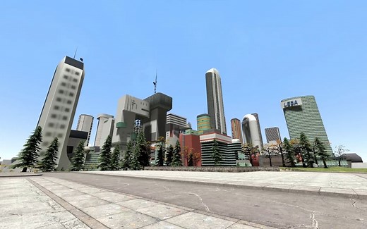 【GMOD】地图推荐：复古未来主义城市