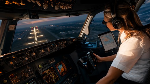 Inside the cockpit: Amazing Boeing 737 landing at Copenhagen Airport
