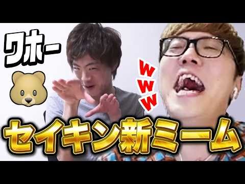 セイキン大ヒット新ミーム『ﾜﾎｰ🐻』を初めて観るヒカキン