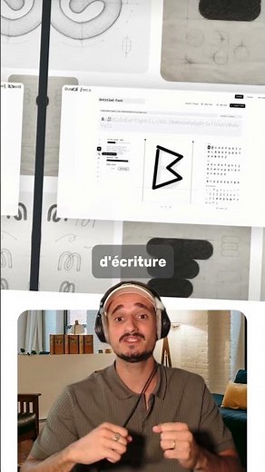 J'ai transformé mon écriture en police