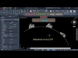 How to move and align object like car and motorcycle along a curve part in AutoCAD with AutoLISP