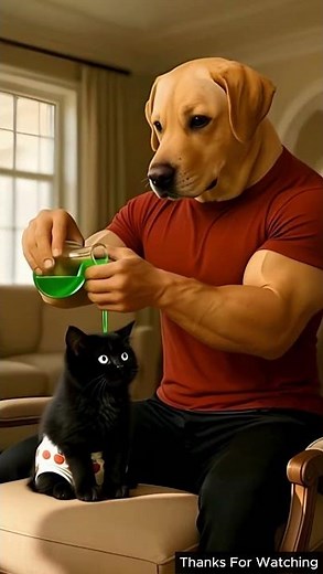 Surreal Dog & Puppy Transformations | Heartwarming Fantasy Story #Cat and dog #Cat #ai #dogs