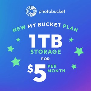 Forget iCloud and Google Photos! Get 1TB of photo & video storage for only $5/mo with our new My Bucket Plan: https://hubs.li/Q01Z74B20 #Photobucket #cloudstorage | Photobucket