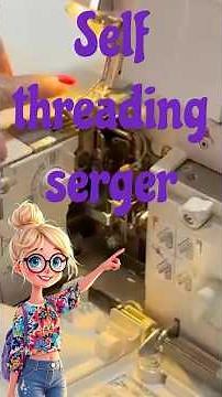 Self threading serger #belindassewingsecrets #sewing #sewinghacks #sewingtips # #overlockertips