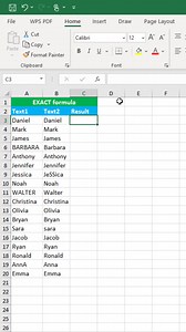 EXACT formula in excel | Time to Office
