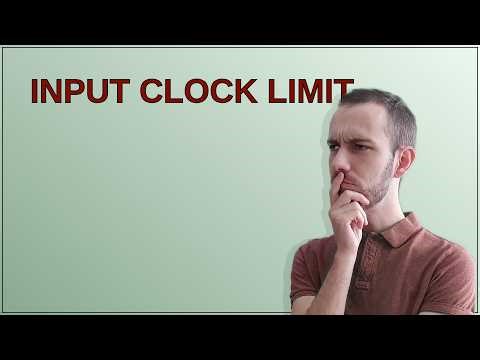 Arduino: Input clock limit