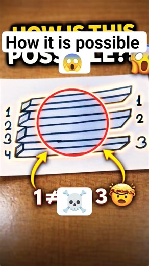 How it is possible 😱 #art #illusion #op