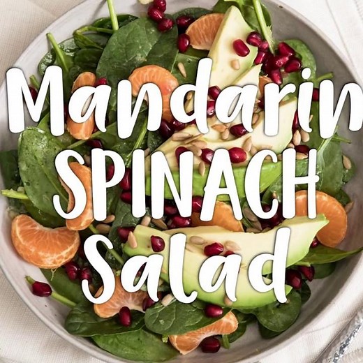 mandarin spinach salad recipe | organicgirl
