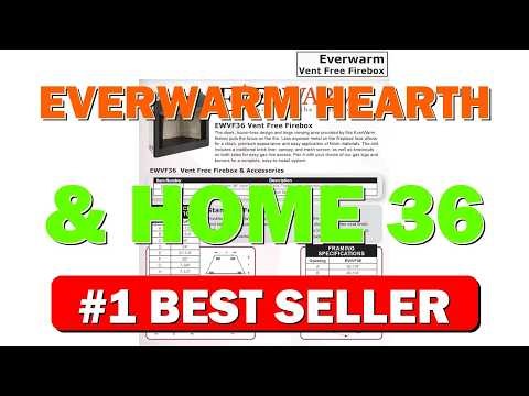EverWarm Hearth & Home 36" Vent Free Firebox - B01KU87OI2