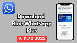 How To Download Blue Whatsapp Plus Apk 2025 Latest Version Step By Step Guide How To Fix Mp3 & Mp4 Download - clip.africa.com