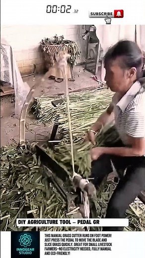 DIY Agriculture Tool – Pedal Grass Cutter