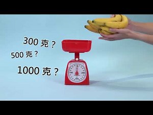 3 上 — 影片（示範）：克和公斤
