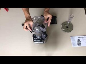 Hamilton Beach Stack & Snap Food Processor - Unboxing