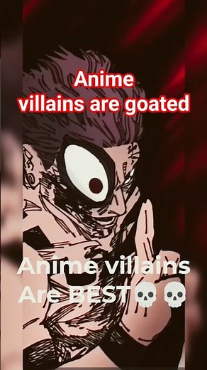 anime villains are better than disney villains🔥🔥.