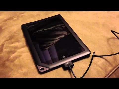 My Nook HD+ does not charge when turned off. Automatically turns on after plugging power cable.