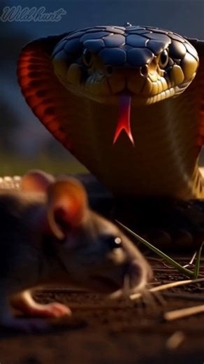 You Won’t Believe How This Cobra Catches Its Prey! * #wildlife #wildlifeshorts