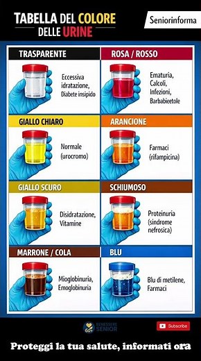 💧 URINA COLORATA: Segnali Importanti del Tuo Corpo ⚠️💦