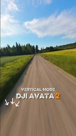 DJI AVATA 2 Vertical (Portrait Mode Settings) 🔥 #shorts #cinematicfpv #fpv