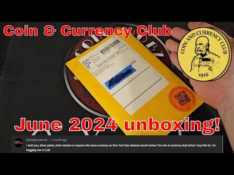 Coin & Currency Club June Subscription Unboxing Review! Is it worth it? #coinsnobz #coincollecting