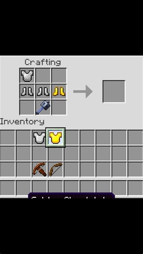 crafting golden star moment #minecraft #shorts #youtube