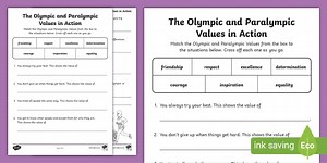 Sporting Values in Action